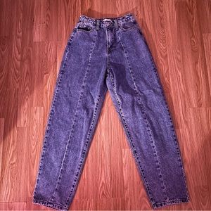 Forever 21 Medium Wash Baggy Wide-Leg Jeans